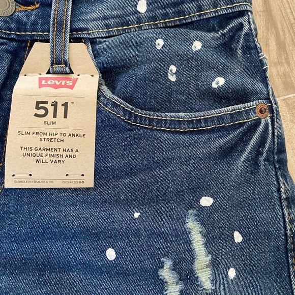Levi’s 511 junior slim jeans with unique finish - Picture 8 of 13